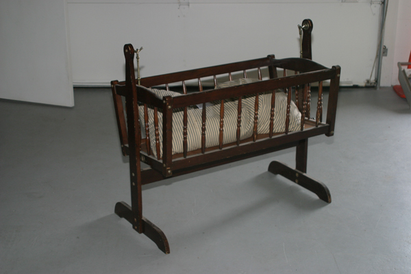 antique baby cradle for sale
