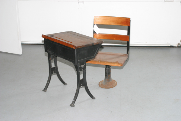 antique child's school desk for sale