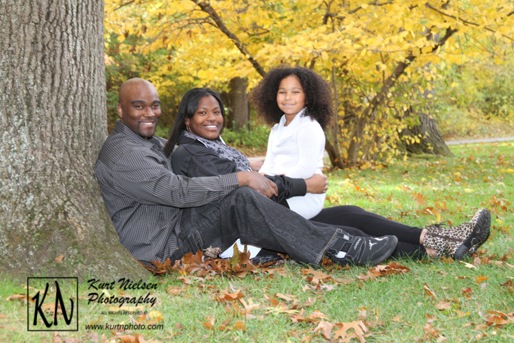 fall portraits in the park