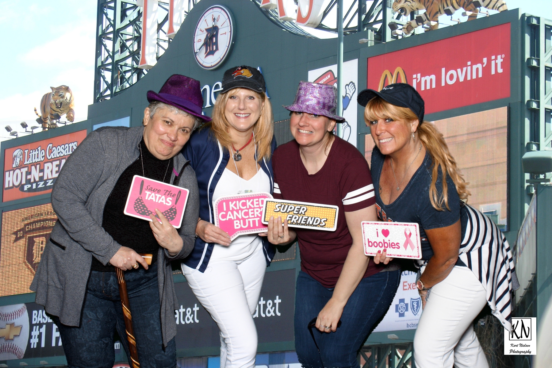 photo booth at Comerica Park in detroit michigan 
