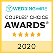 Wedding Wire Couples choice Awards Winner for 2020