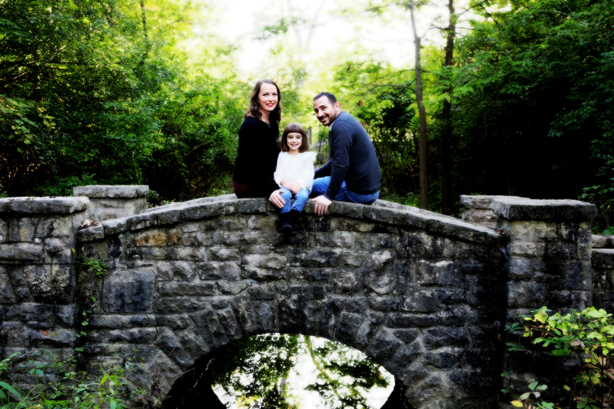 maumee family photographer at side cut park