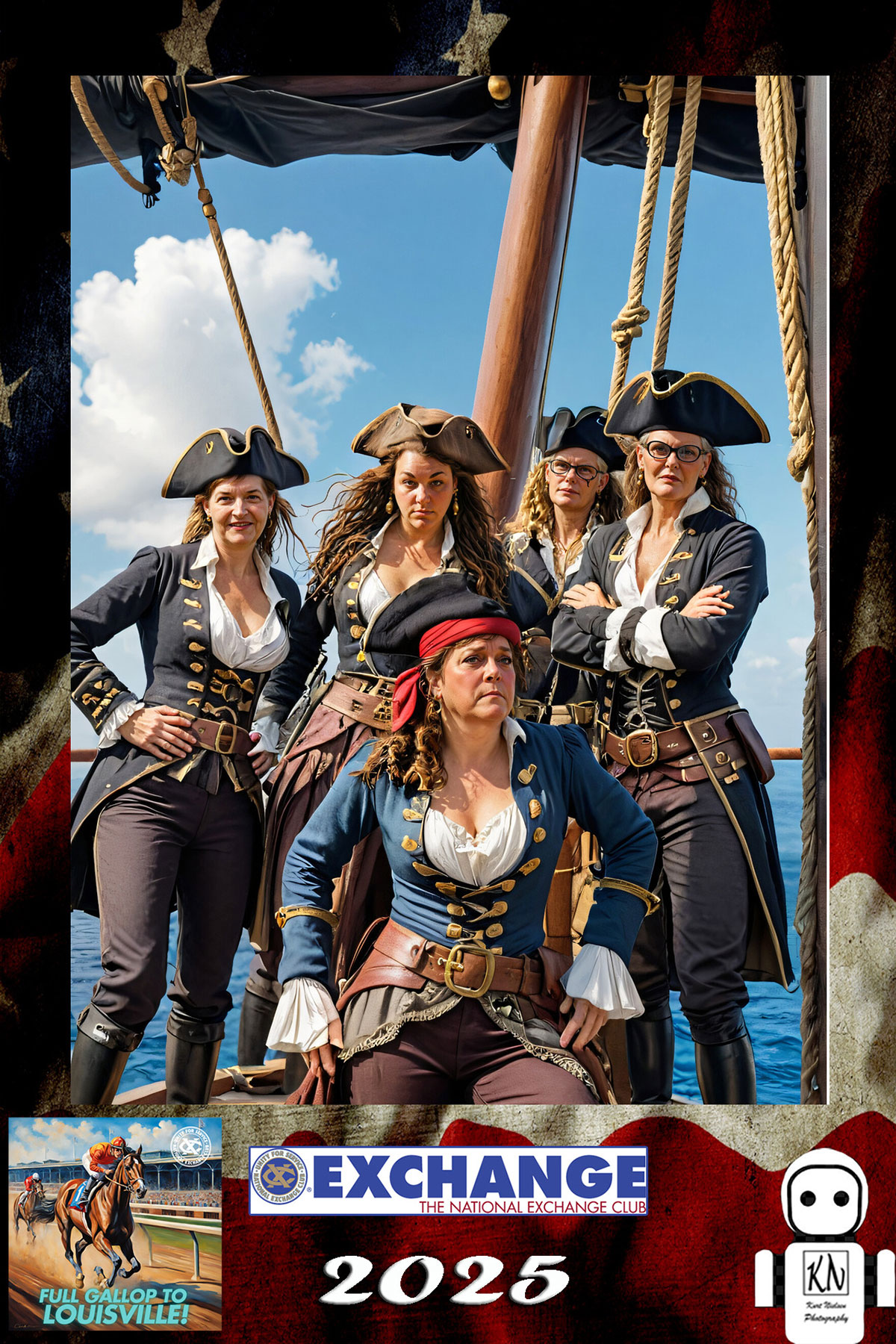 photo booth that turns people into pirates in the photo