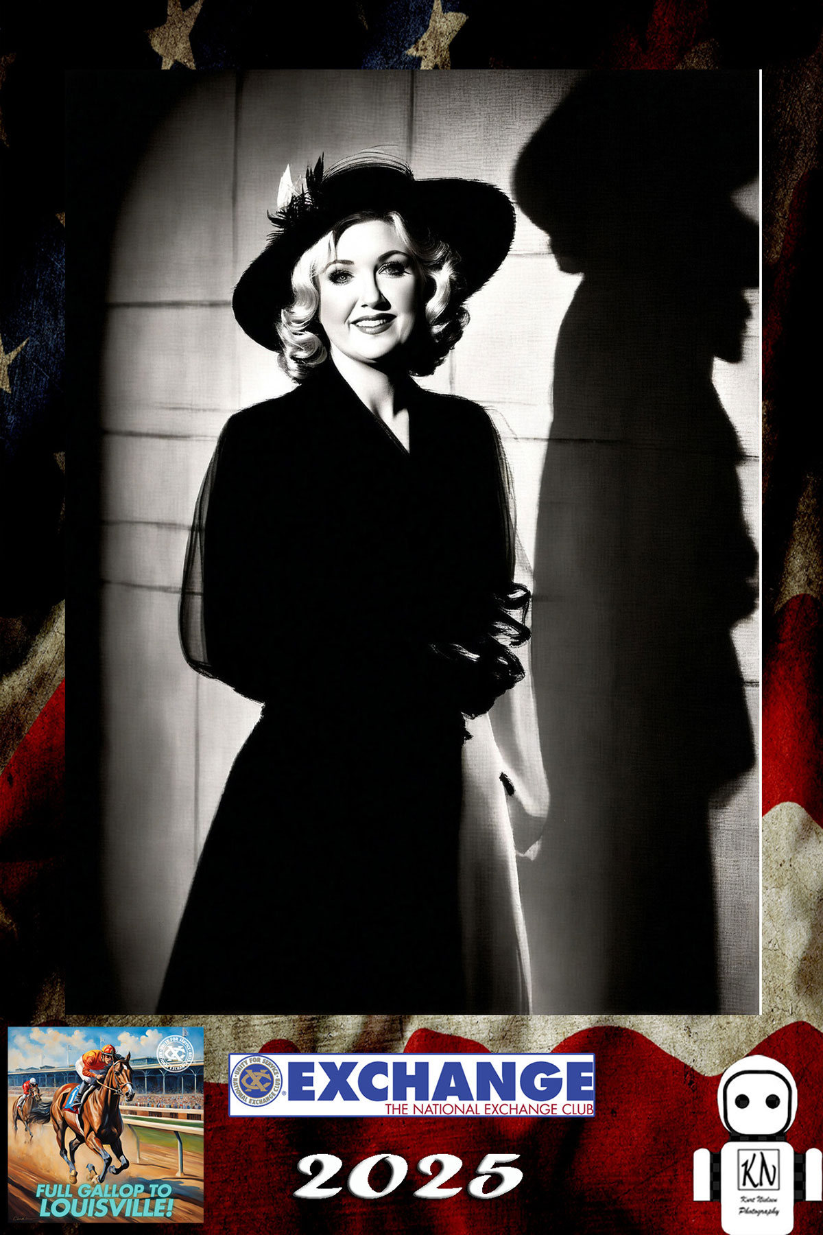 Hollywood Film Noir Photo created using AI
