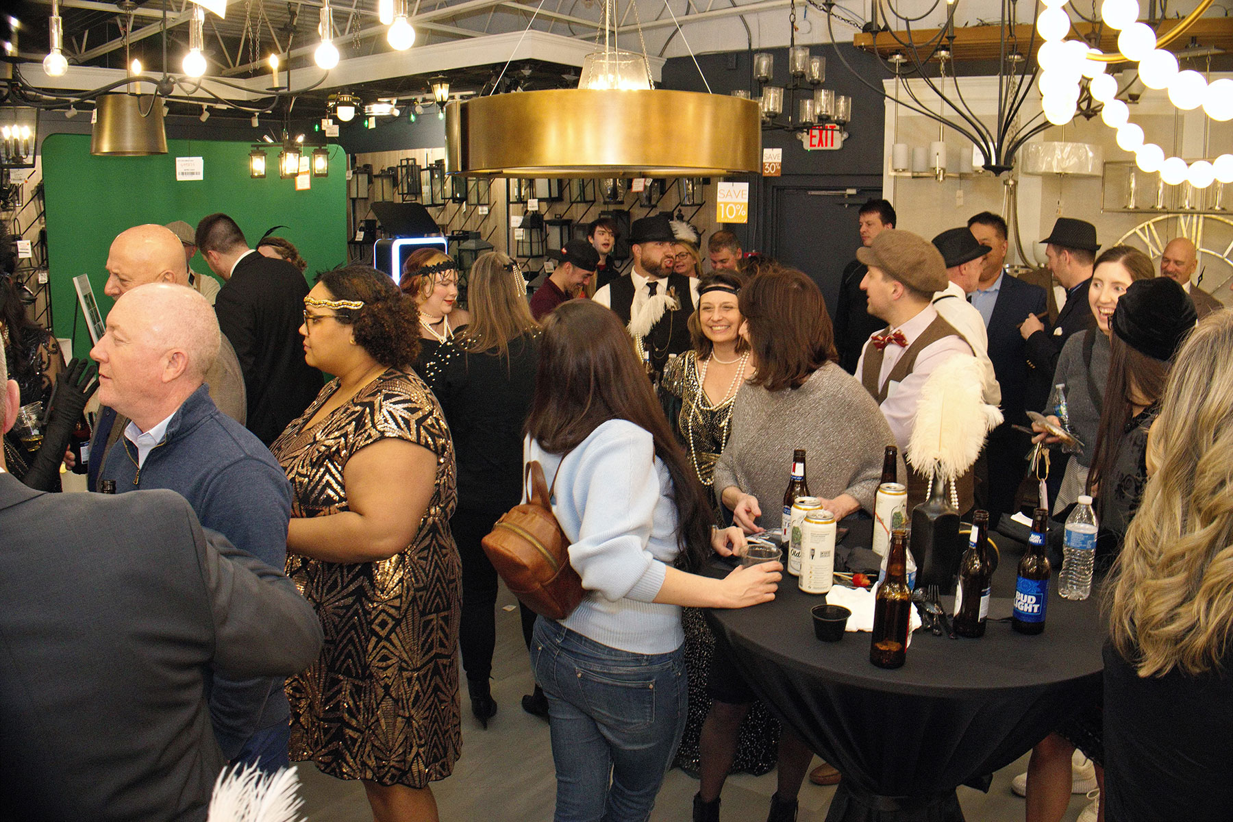 Roaring 20s themed anniversary party for Gross Electric in Toledo