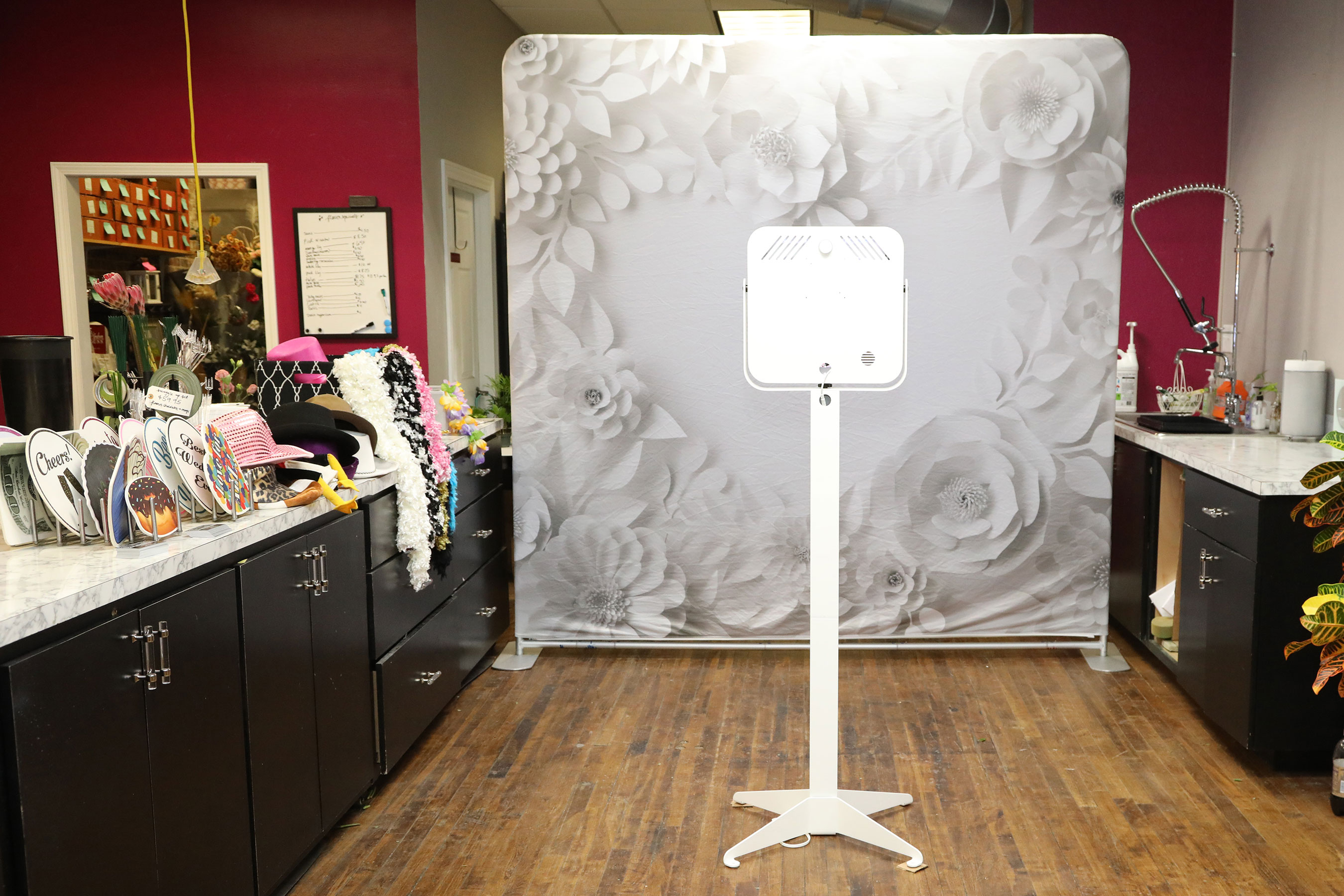 Explorer Digital Photo Booth at Beautiful Blooms by Jen for the first Love is in the Air Red Bird Sylvania First Friday