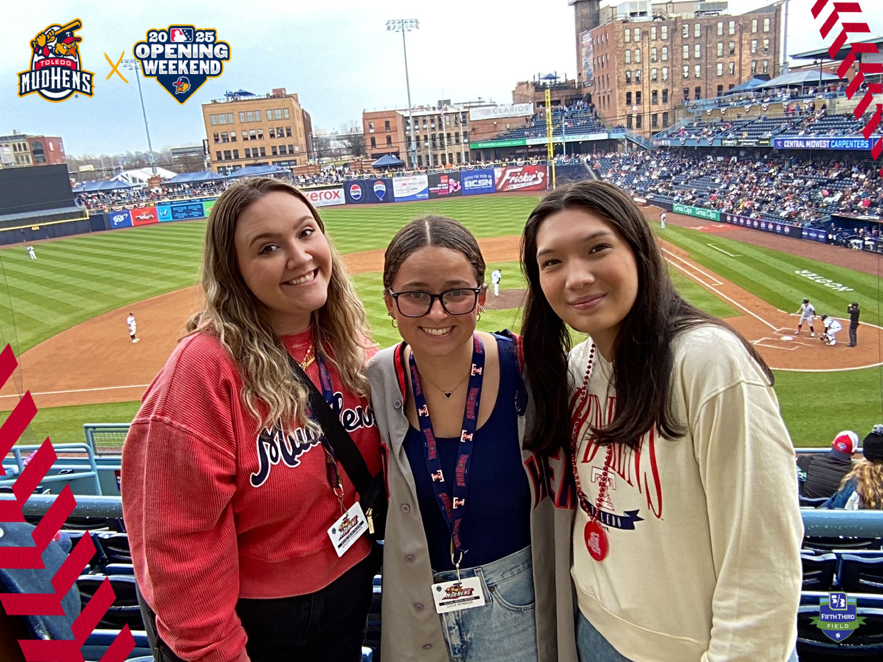 toledo mud hens game day photo booth