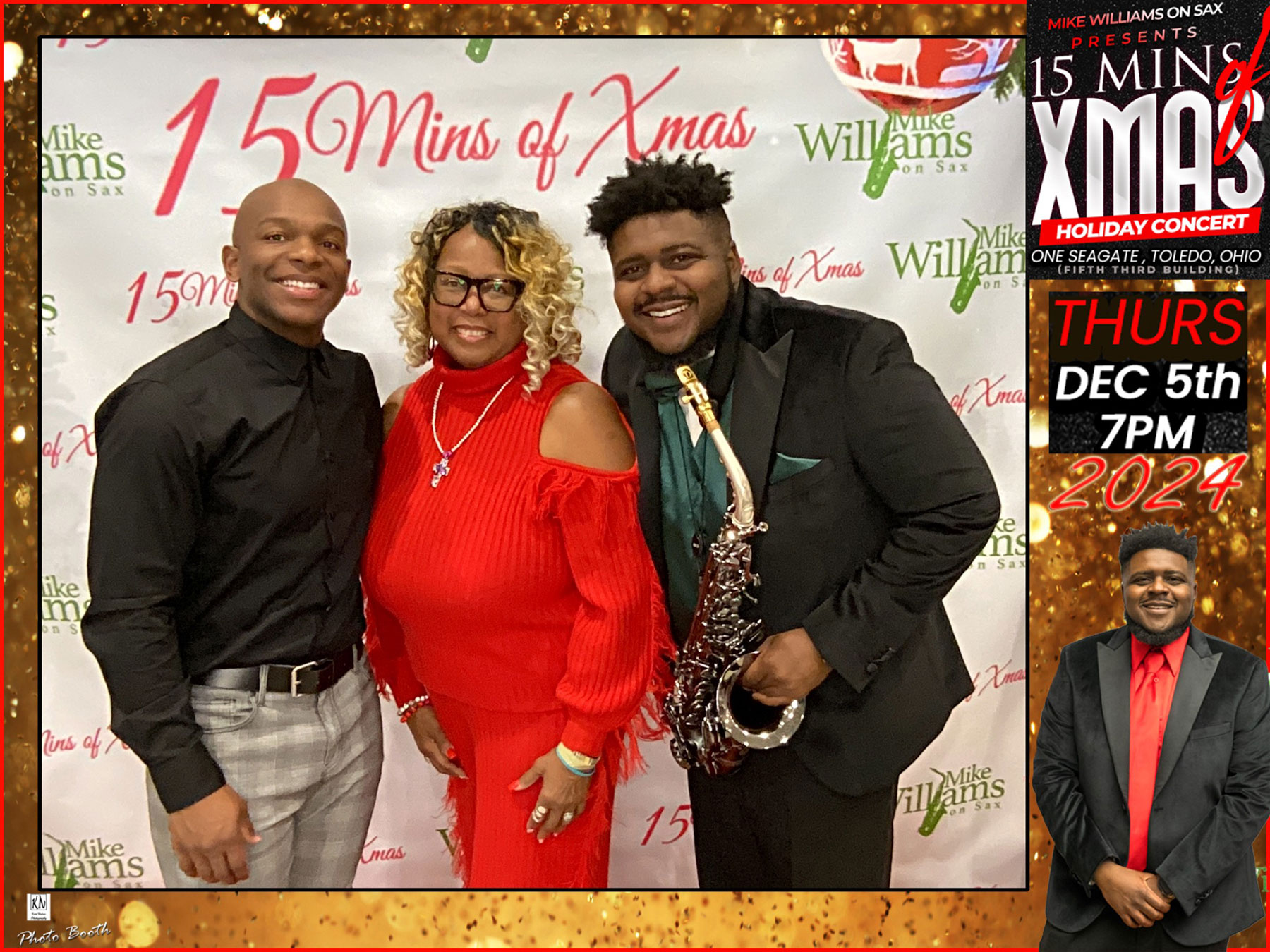 VIP Meet and Greet photo booth backstage