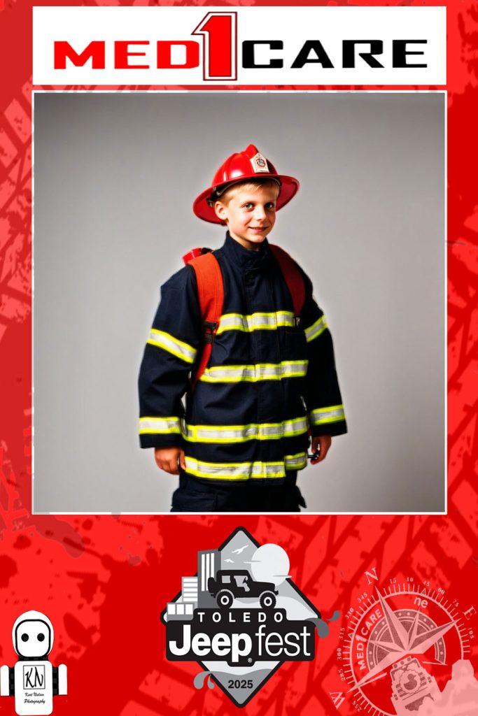 turn yourself into a firefighter with our AI Photo Booth