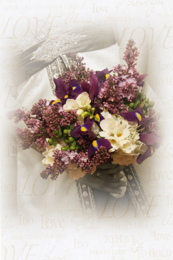 Lilacs in Wedding Bouquet