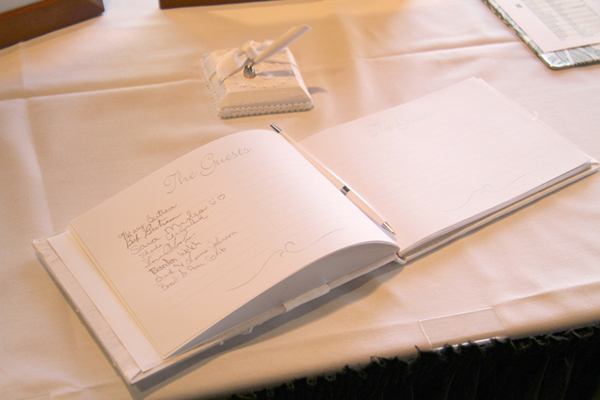 Traditional Wedding Guest Book