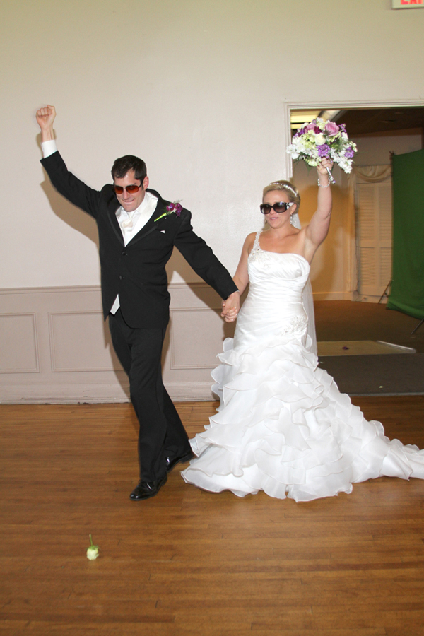 Bride and Groom's Grand Entrance to Reception