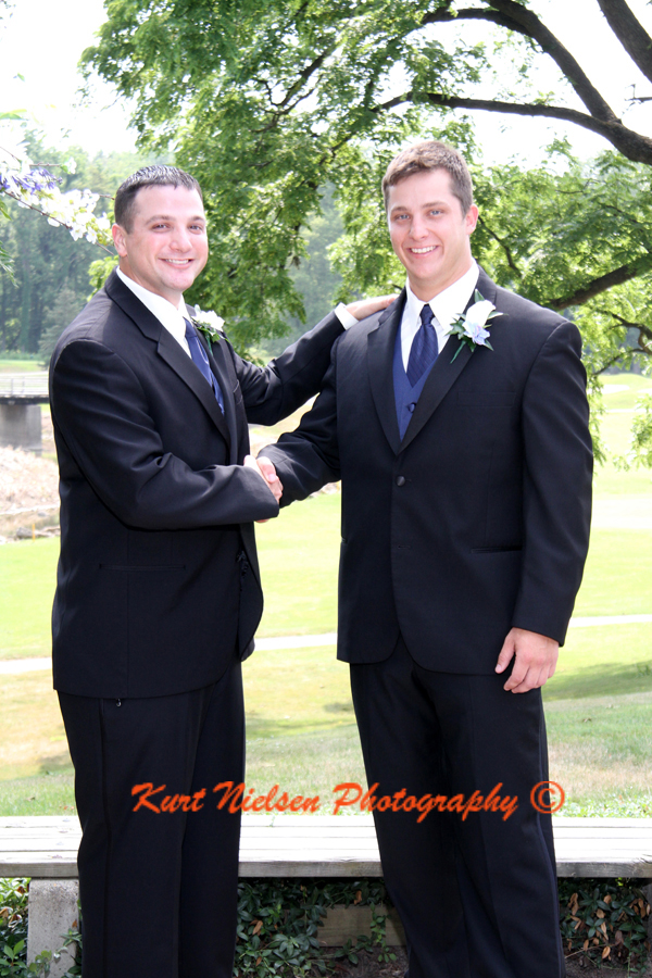 formal wedding photos with the groom