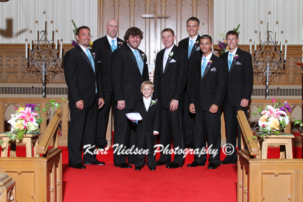 male wedding party photo