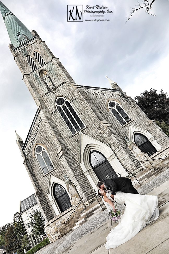 St Rose church Perrysburg wedding photography