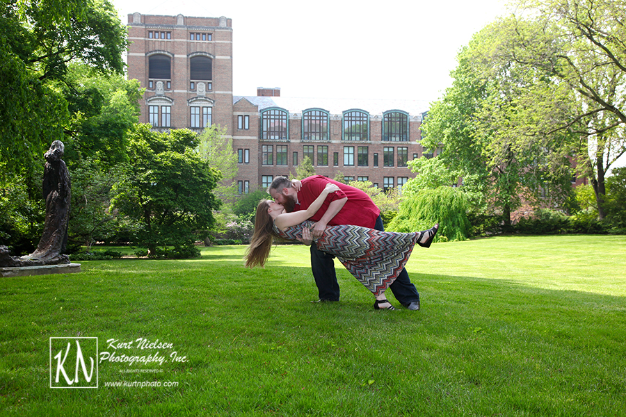 University of Michigan Engagement Photography