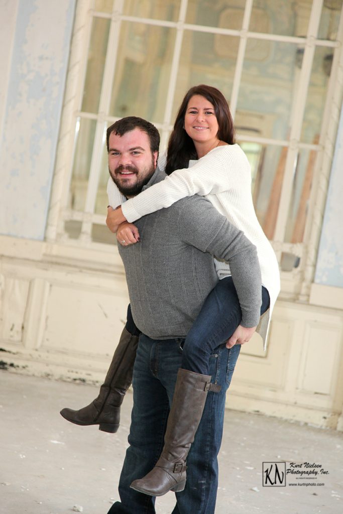 Engagement Photography at Commodore Perry Apartments - Ashley and Eric