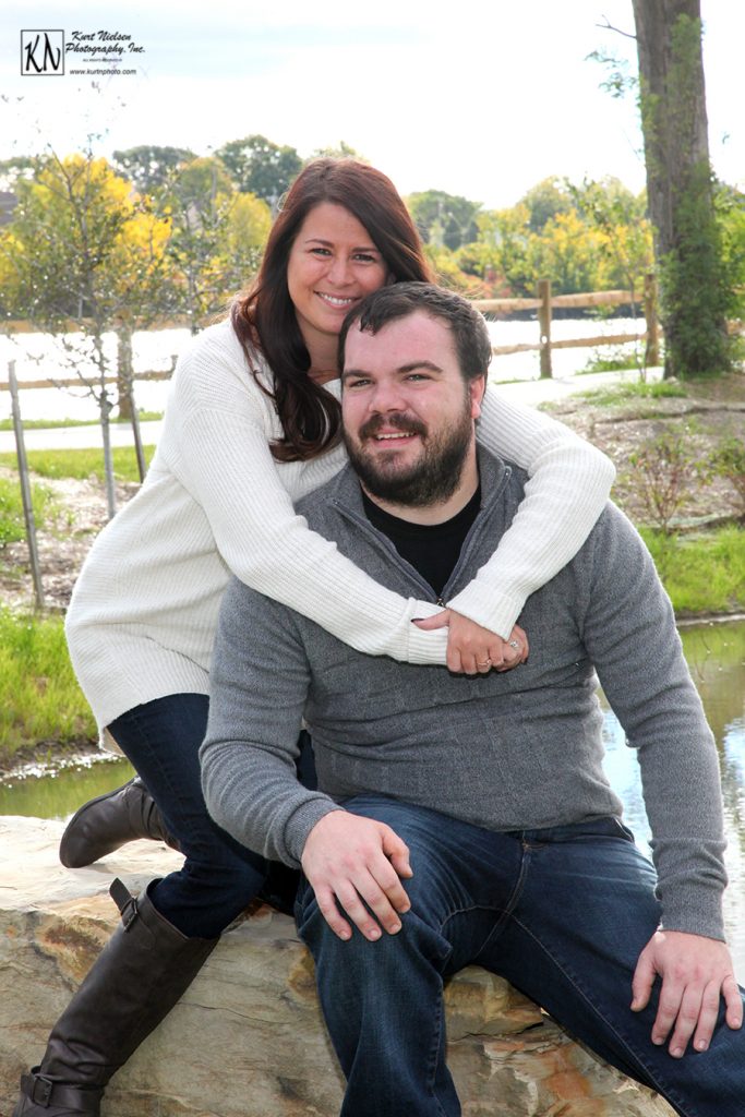 fall engagement photos