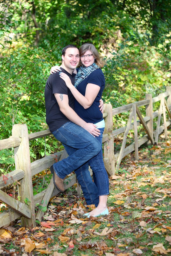 Toledo Engagement photography at a park in Toledo