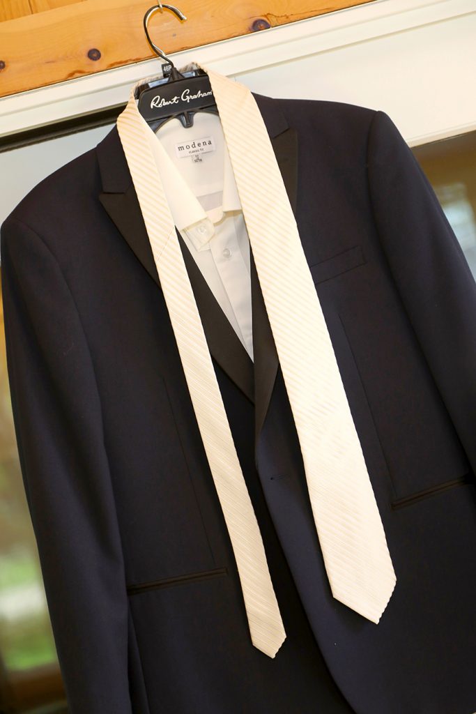Ticknors Men's Clothier Navy Blue Tuxedo