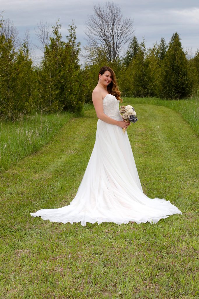 strapless bridal gown from Atlas Bridal Shop