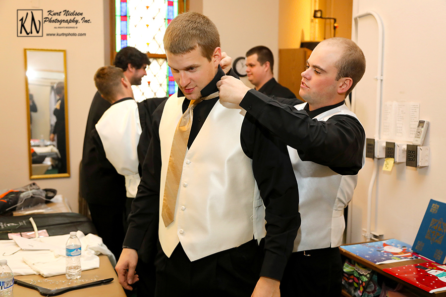groom's tie