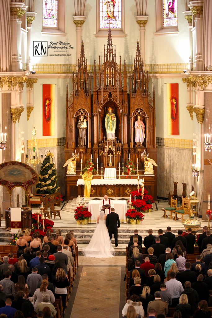 new year's eve wedding at Historic Church of St. Patrick