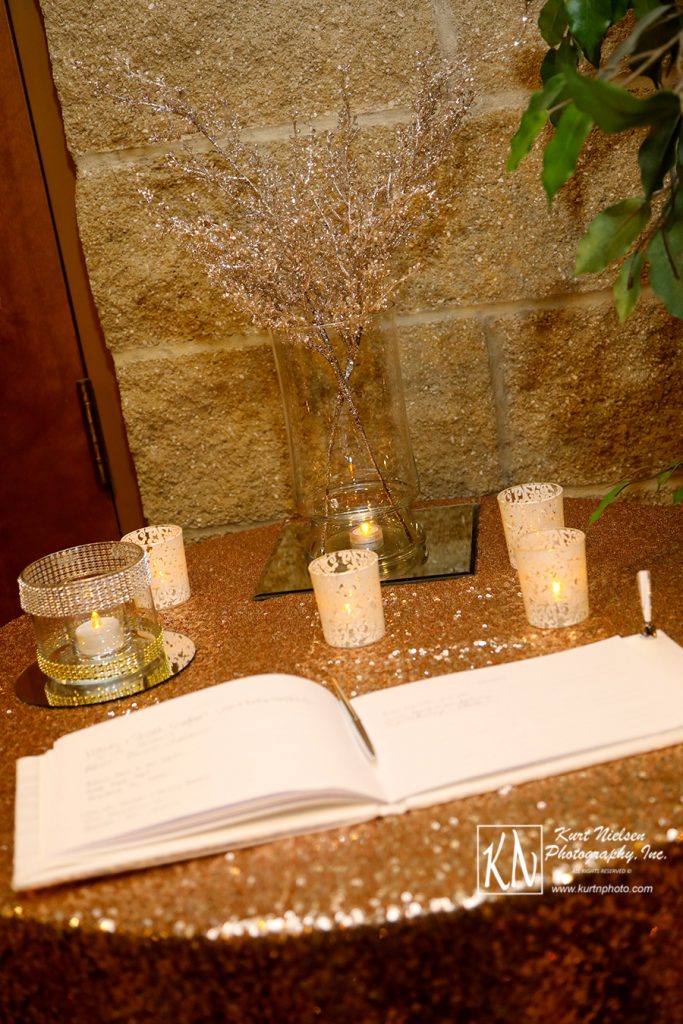 guest book table design