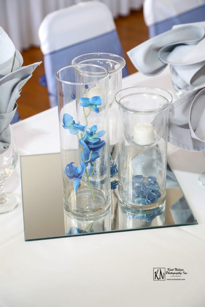 mirrored centerpiece