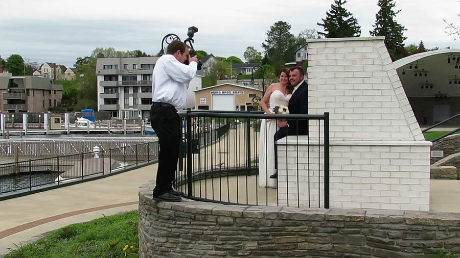 behind the scenes with Toledo Wedding Photographer Kurt Nielsen Photography