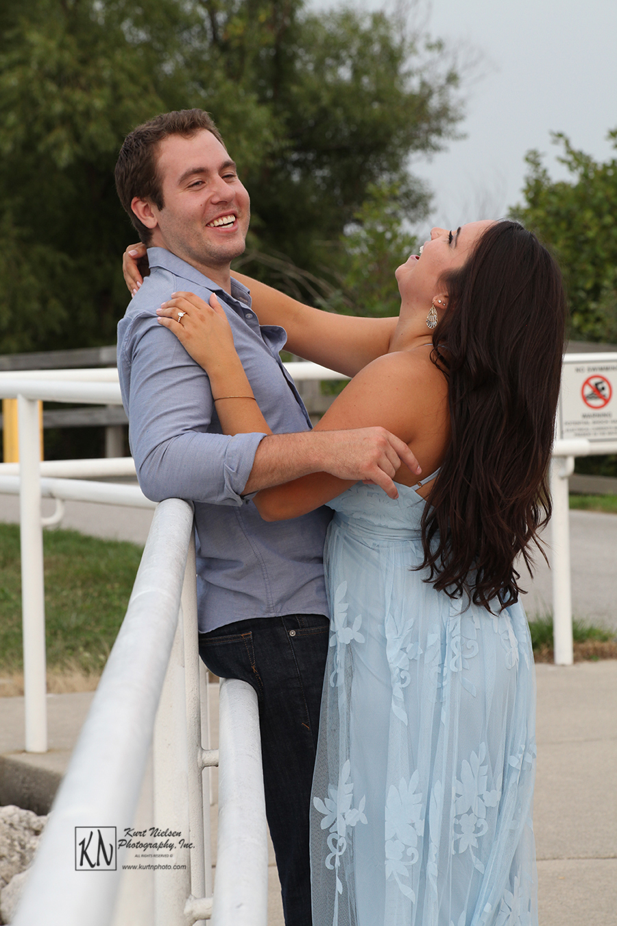 don't forget to have fun during your engagement portrait session