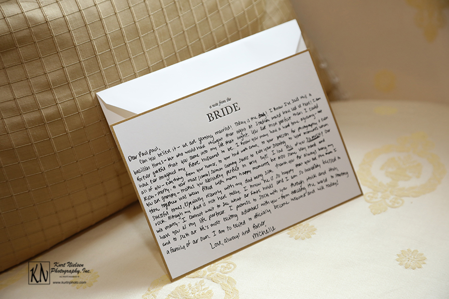 letter to the groom from the bride