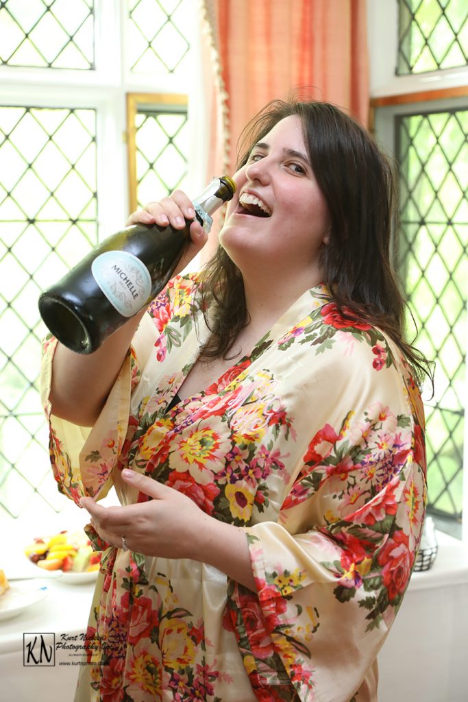 bride drinking barefoot wine bubbly prosecco