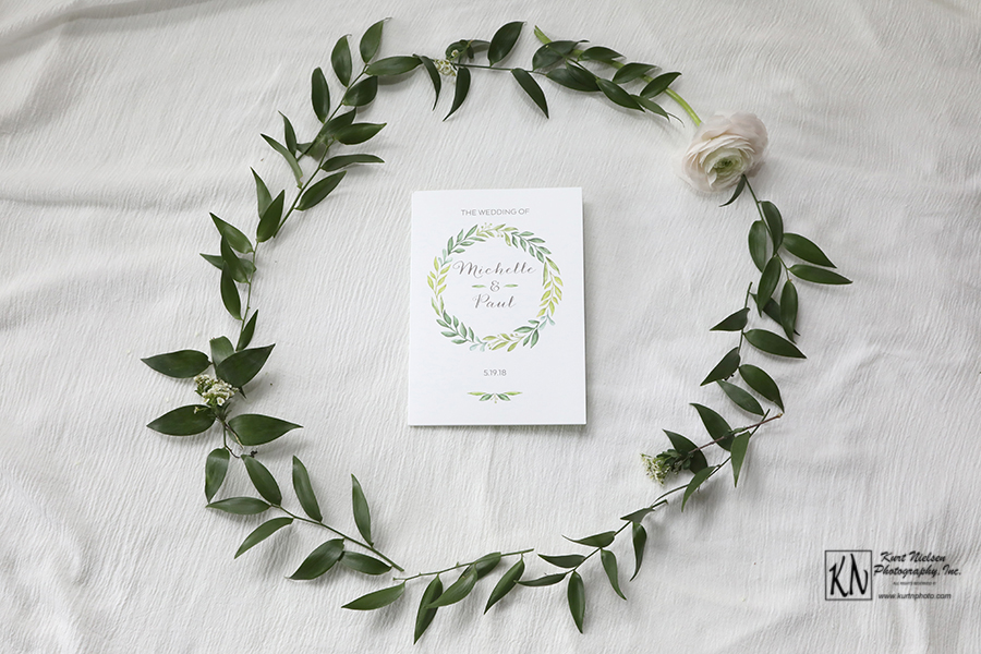 nature themed wedding programs by shutterfly