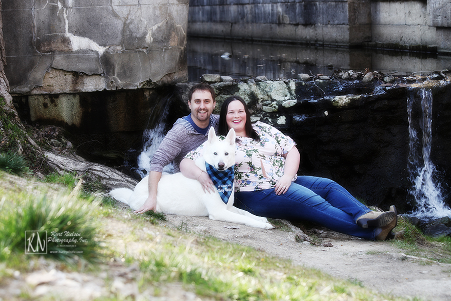 engagement photos with your dog by Kurt Nielsen Photography