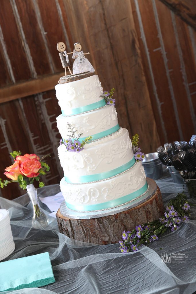 whimsical wedding cake