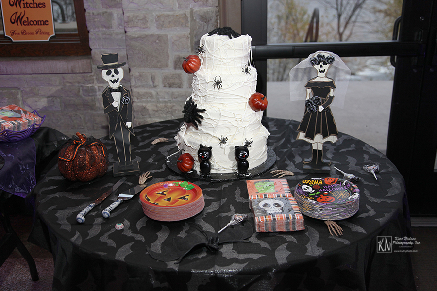 Halloween Wedding Cake