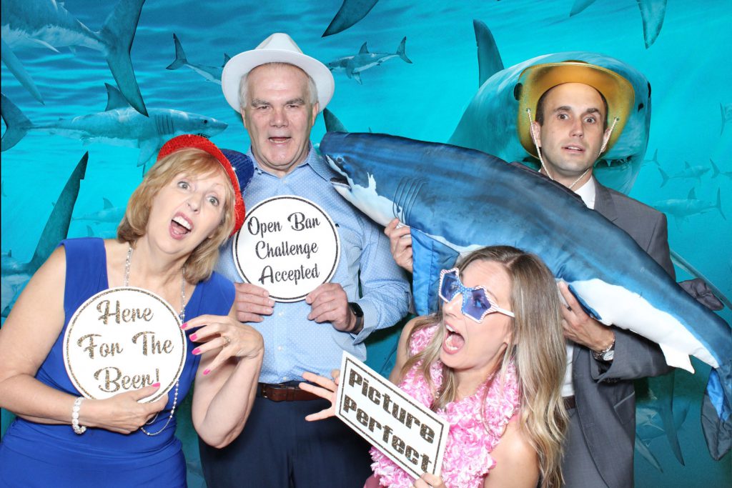 a photo booth for weddings at the toledo zoo